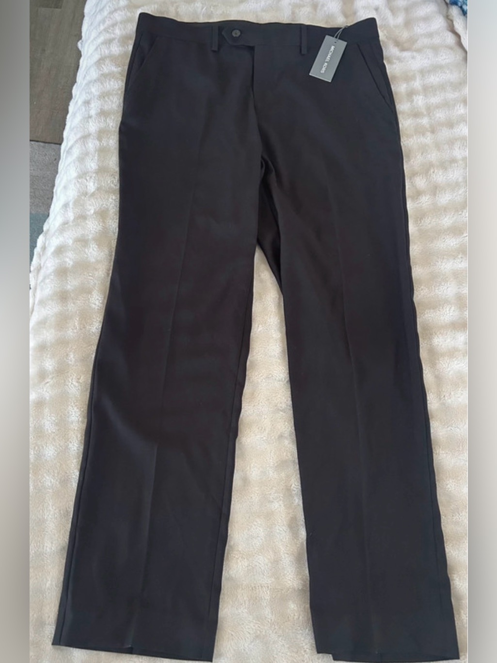 Michael Kors Men's Black Dress Trousers